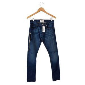 MRCLA Skinny Jeans Size 29 Mens Darkwash Zip Detail NEW